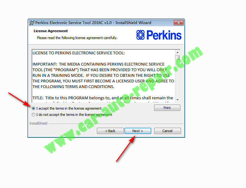 Perkins EST 2016C Window 7 Installation Guide (8)