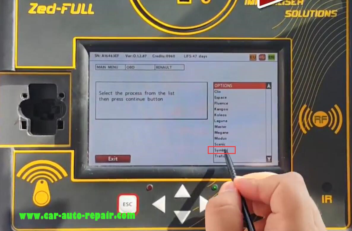 Renault SYMBOL 13+ Key Programming by Zed-Full Programmer (4)