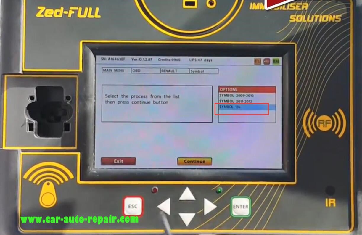 Renault SYMBOL 13+ Key Programming by Zed-Full Programmer (5)