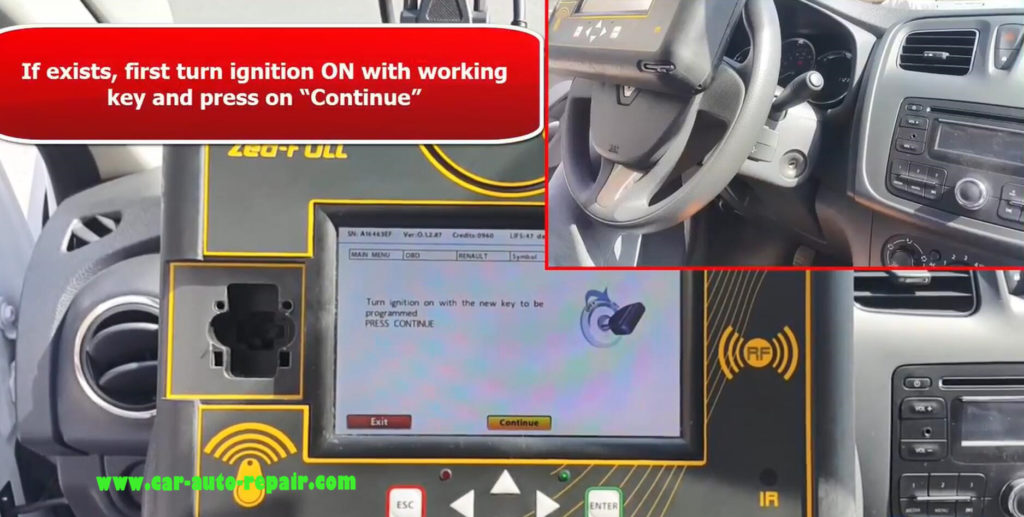 Renault SYMBOL 13+ Key Programming by Zed-Full Programmer - Auto Repair ...