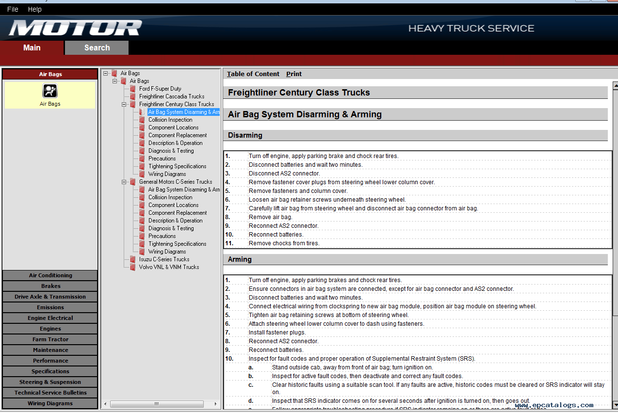 MOTOR Heavy Truck Service v13 2013 Free Download |Auto ... isuzu diesel engines diagrams 