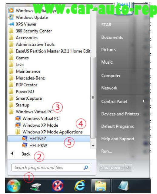How to Install HHT-WIN on Window 7 by XP Mode (10)