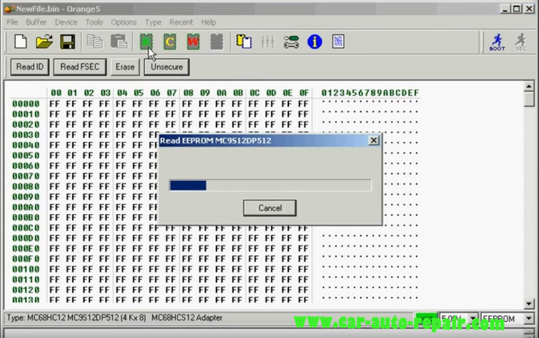 Orange 5 Programmer ReadWrite MC9S12DP512 Chip (11)