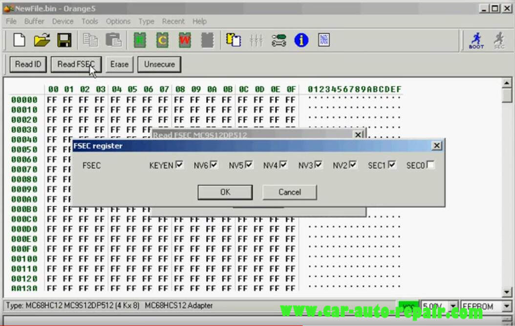 Orange 5 Programmer ReadWrite MC9S12DP512 Chip (9)