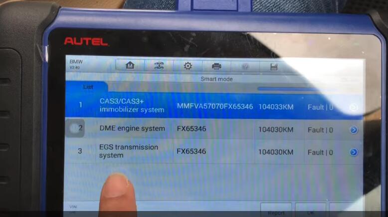 Autel IM508 Add New Smart Key for BMW E90 CAS32008 by OBD (2)