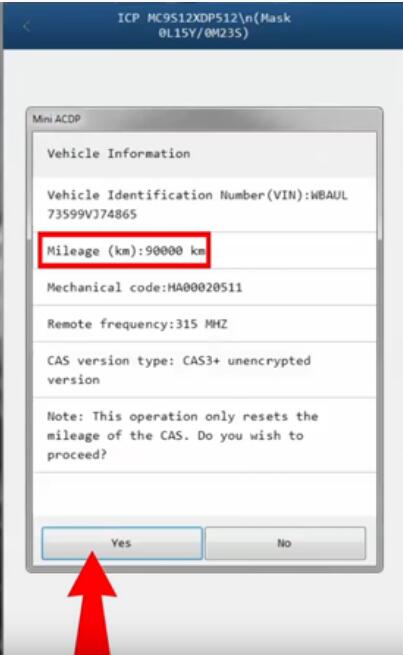 BMW CAS3CAS3+ Mileage Reset by Yanhua ACDP (23)