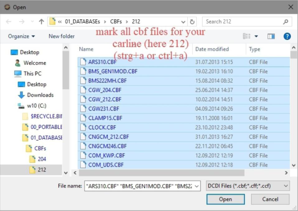 How to Import Benz DTS Monaco CBF Daimler Database File (3)
