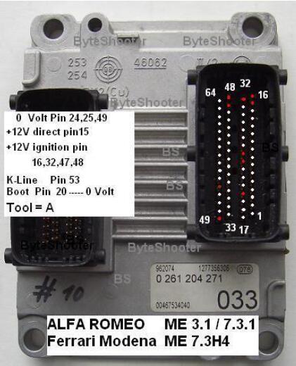 How to Make An Alfa Romeo ME7.3.1 ECU Virgin by VAG 409.1 KKL (1)