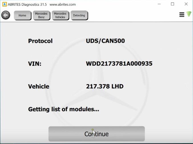 How to Use AVDI to Activate Benz S63 AMG Coupe Video In Motion (3)