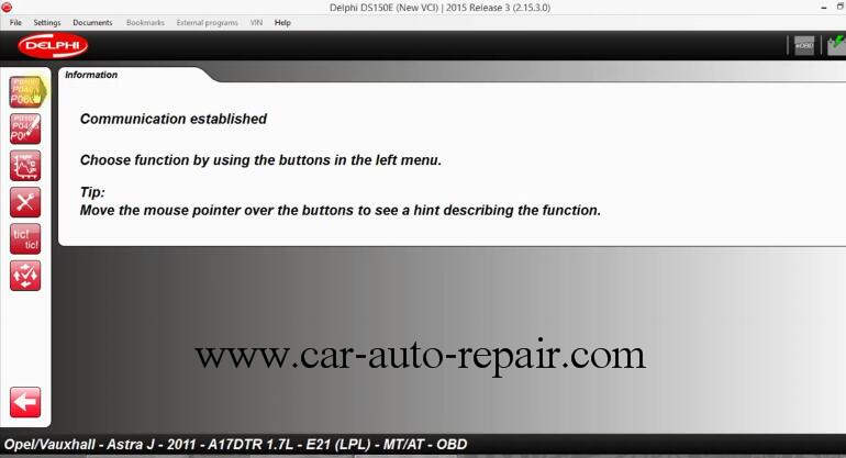 How to Use DS150E Learn Fuel Pressure Regulator for Opel Astra J 2011 (3)
