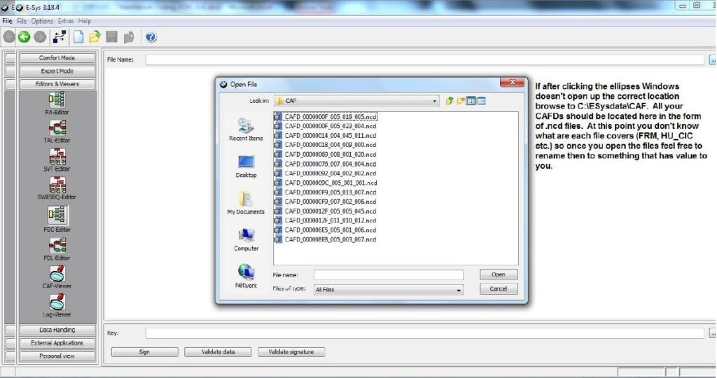 How to Use Esys Coding Software Editors and Viewer Tab