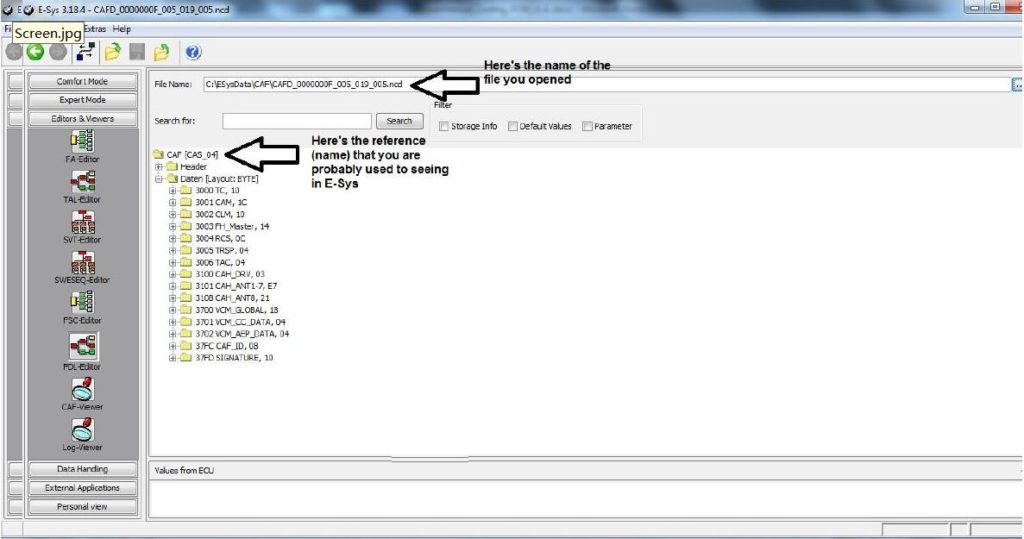 How to Use Esys Coding Software Editors and Viewer Tab