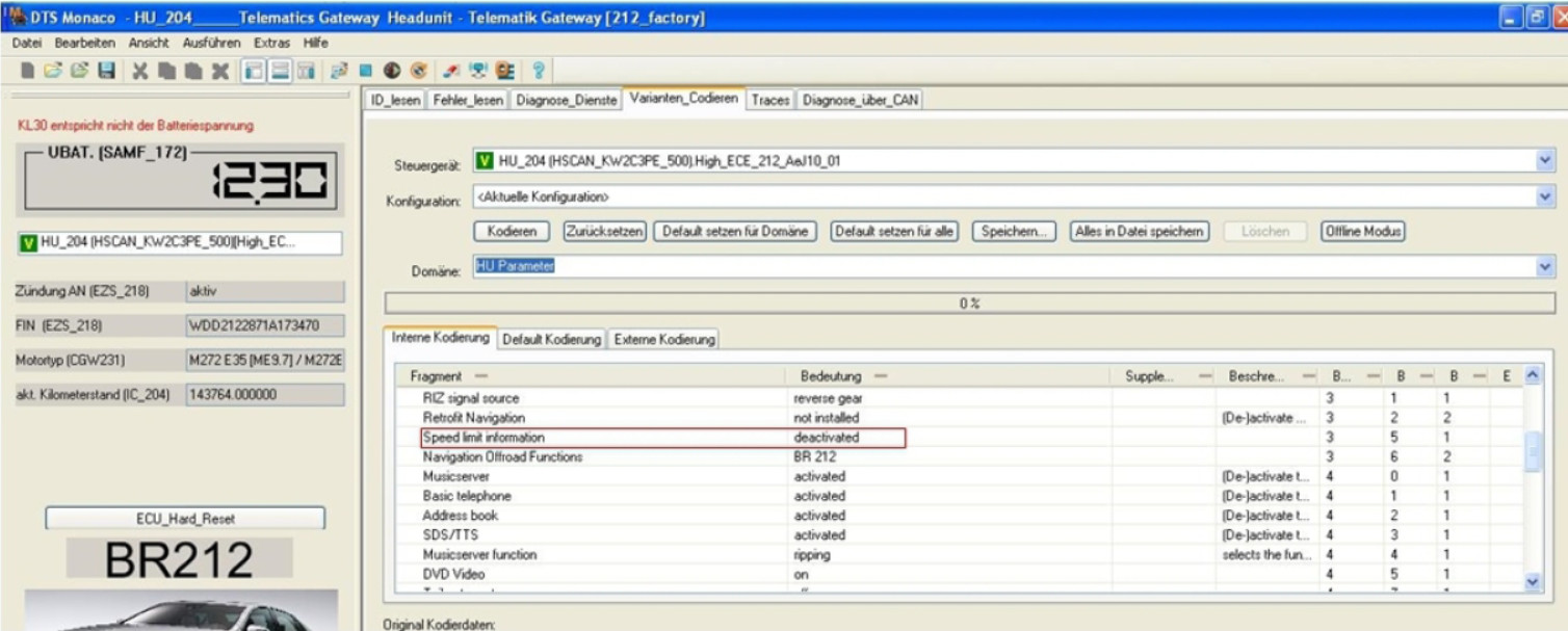 Mercedes Benz Comand NTG4 Coding by DTS Monaco (2)