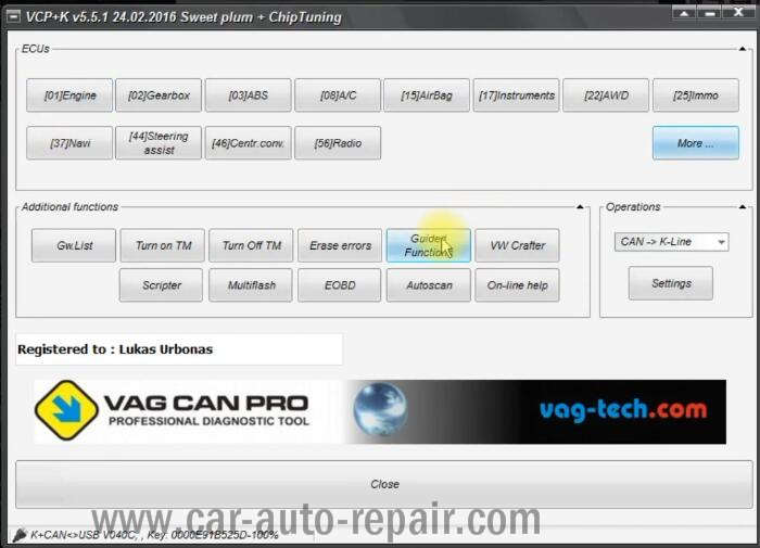 VCP Clear Inspection Service Massage for VW PQ35 46 Audi A3 A6 (1)