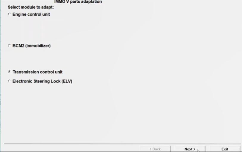 AVDI Diagnostic to AdaptProgram DSG TCU for VW Golf7 (20)