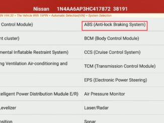 Decel G Sensor Calibration for Nissan Maxima 2017 by Launch X431 (3)