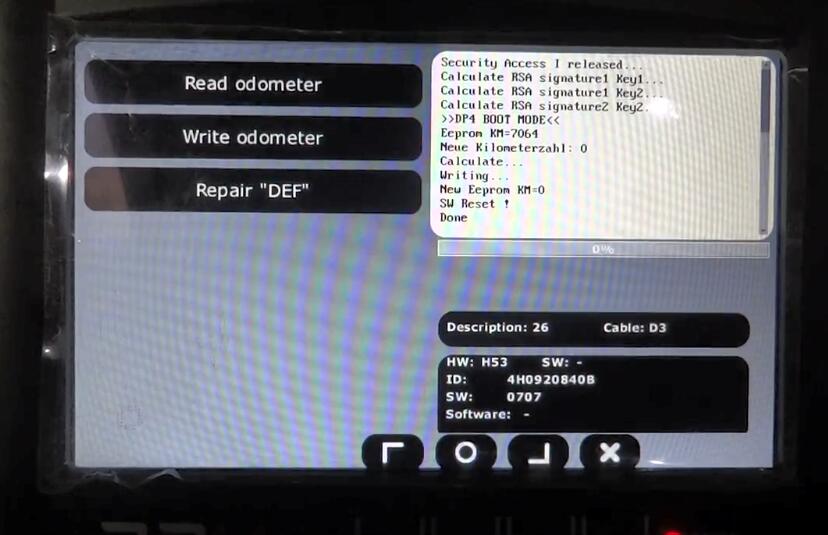 DiagProg 4 Correct Odometer & Clear DTCs for Audi A8 S8 (10)