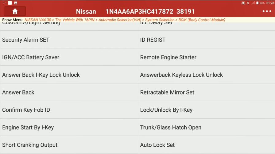 DisableActivate Retractable Mirror for Nissan Maxima (3)