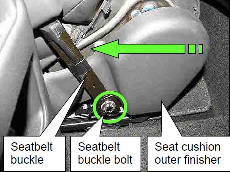 How-to-Install-Seatbelt-Buckle-Bracket-for-Nissan-Sentra-2013-10