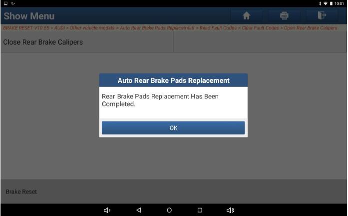 Launch-X431-Audi-A7-2012-Brake-PAD-Replacement-Programming-18