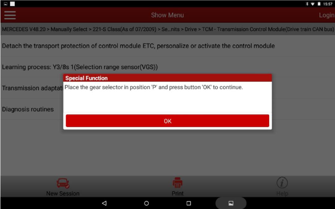 Benz-W211-Gearbox-Programming-Coding-by-Launch-X431-4