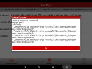 Benz-W211-Gearbox-Programming-Coding-by-Launch-X431-8