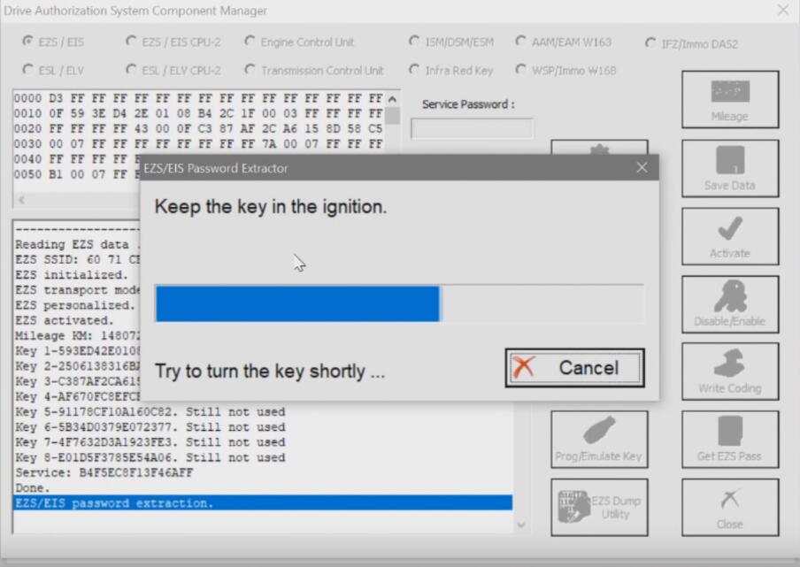 Benz-W221-All-Key-Lost-Programming-by-AVDI-Programmer-10