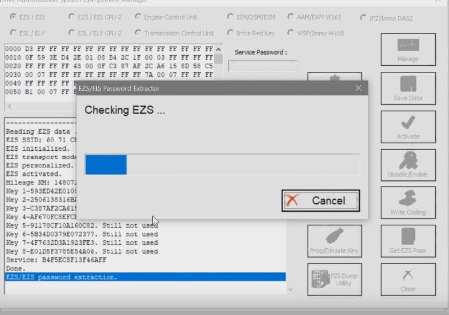 Benz-W221-All-Key-Lost-Programming-by-AVDI-Programmer-7