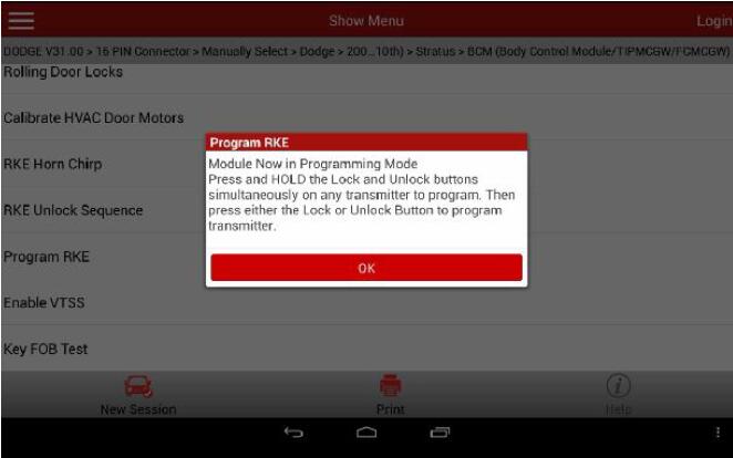 Dodge-Stratus-2005-Remote-Key-Programming-by-Launch-X431-11