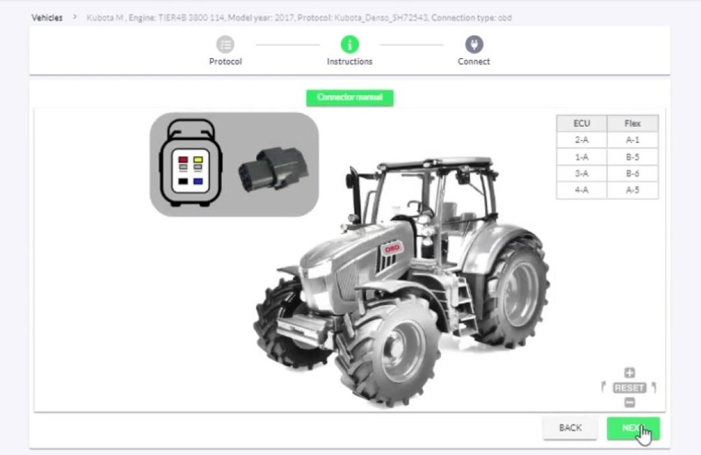 Magicmotorsport Flex Read & Write Kubota Tractor M5111 ECU by OBD