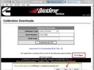 Cummins-QuickServe-Online-to-Downlaod-ECM-Calibrations-11