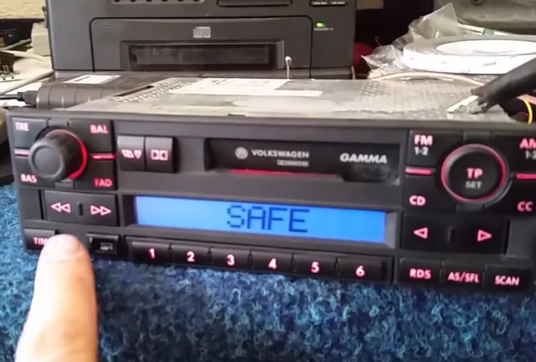 How to Unlock Volkswagen GAMMA BLAUPUNKT Radio Auto Repair Technician