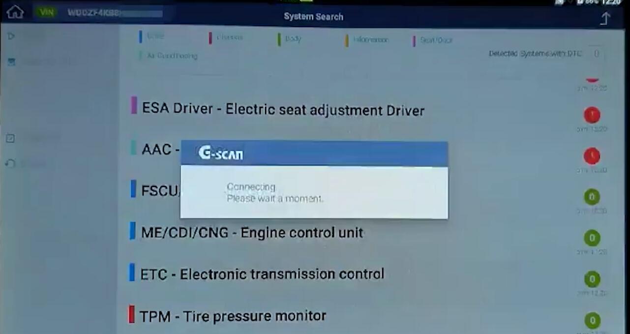 How-to-Use-G-scan3-start-engine-for-Mercedes-Benz-E-class-8