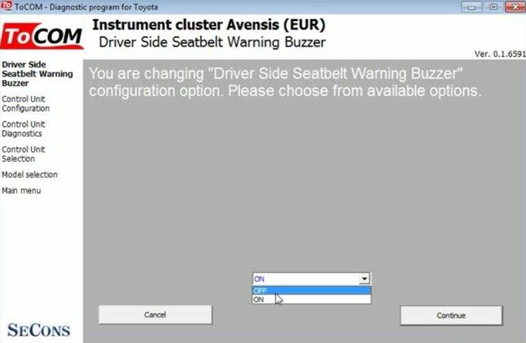 How to Disabling Seatbelt Warning for Toyota by