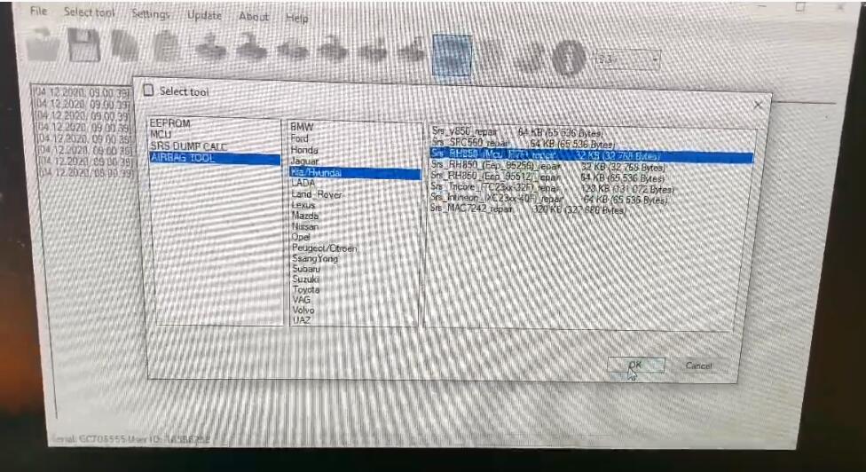 Reset-Airbag-Module-for-Hyundai-by-GPROG-Lite-Programmer-2