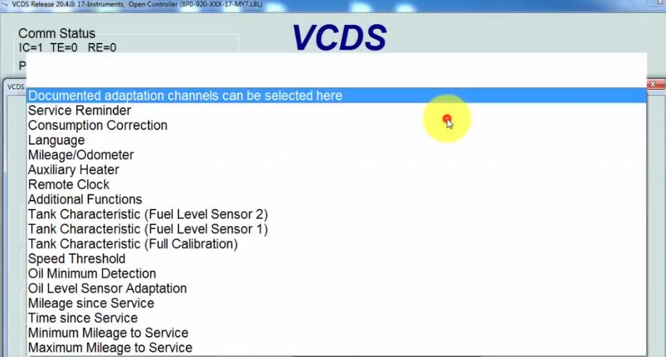 How-to-Reset-Service-Oil-by-VCDS-for-2004-Audi-A3-4
