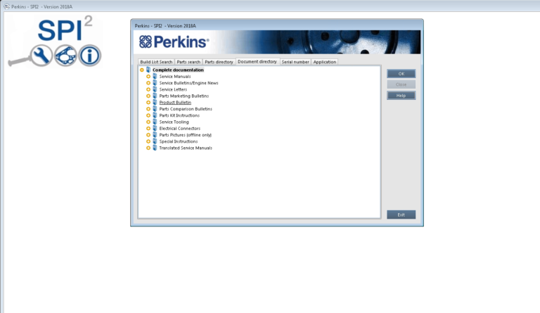 Perkins SPI2 2018A EPC+Service Manual Free Download - Auto Repair ...