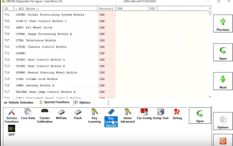 All Keys Lost Programming using AVDI and JL006 for 2020 Land Rover ...