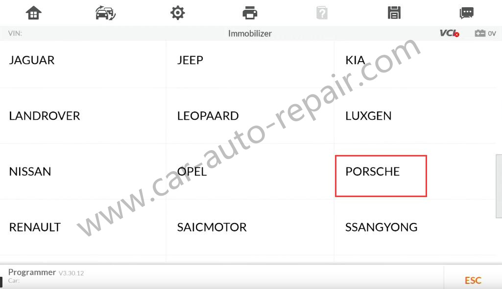 Porsche-New-Key-Programming-by-Autel-IM608-Pro-EEPROM-Function-5