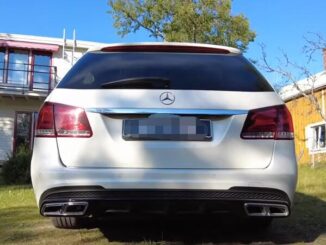 How-to-Install-E63-AMG-Rear-Diffuser-for-Mercedes-W212-10