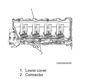 Hitachi-ISUZU-4HK1-Engine-Cylinder-Head-Assembly-Removal-Guide-26