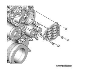 2015-Kobelco-ISUZU-4JJ1-Engine-Crankshaft-Removal-Guide-20
