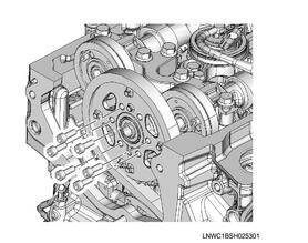 2015-Kobelco-ISUZU-4JJ1-Engine-Crankshaft-Removal-Guide-29