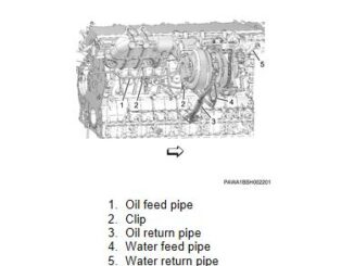 JCB-ISUZU-6HK1-Engine-Turbocharger-Assembly-Removal-Installation-Guide-1