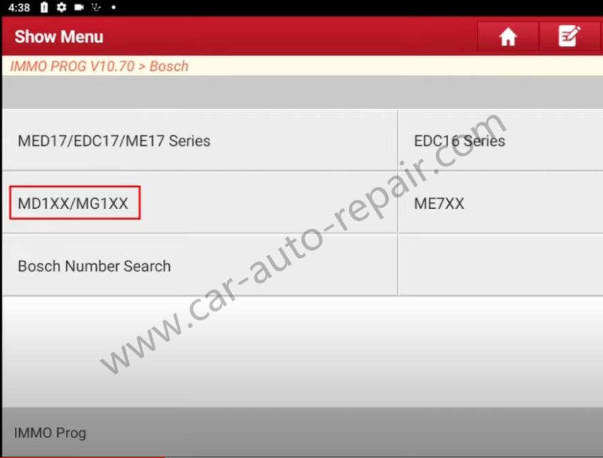 How-to-Use-X431-IMMO-Pro-to-Clone-BOSCH-MD1CS089-ECU-5