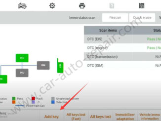 Mercedes-Benz-E-class-New-Key-Adding-by-Autel-IM608-Pro-2-2