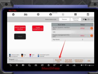 Autel IM608 Calculate Smart Key PIN Code for Peugeot 3008 (2)