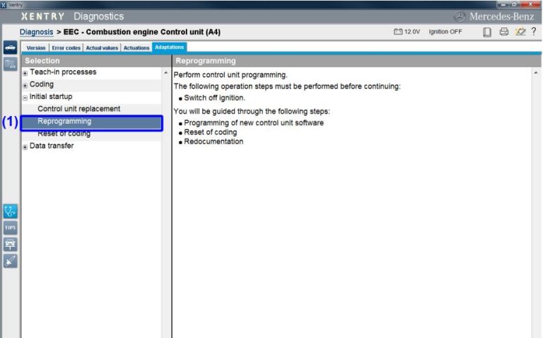FUSO Truck Engine ECU Reprogramming by Xentry - Auto Repair Technician Home