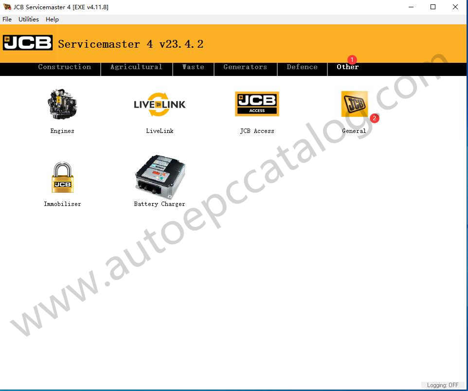 How to Configure DLA Type and Communications Port on JCB ServiceMaster (1)
