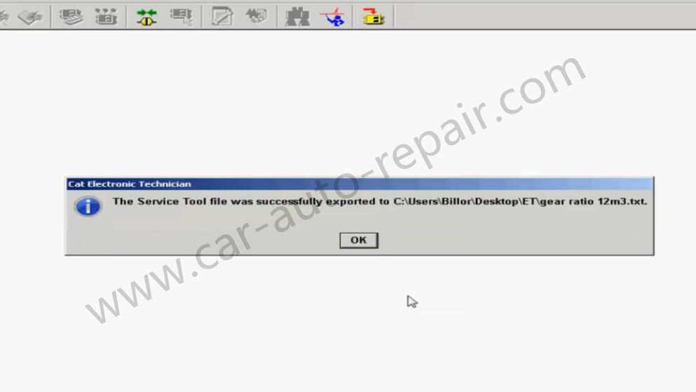 How to Transfer CAT ET Data Log File to Excel (5)